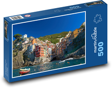 Pobrežné mesto - Cinque Terre, Taliansko Puzzle 500 dielikov - 46 x 30 cm 