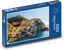 Nadmorskie miasto Włochy Cinque Terre Puzzle 500 elementów - 46x30 cm