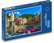 Hafen in Cinque Terre - Italien Puzzle 500 Teile - 46 x 30 cm