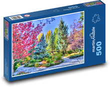 Jeseň očarujúca v lese Puzzle 500 dielikov - 46 x 30 cm 