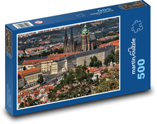Pražský hrad - Praha Puzzle 500 dielikov - 46 x 30 cm 