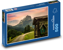 Rakousko - Alpy Puzzle 500 dílků - 46 x 30 cm