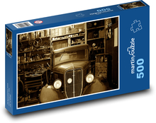 Auto ve staré dílně Puzzle 500 dílků - 46 x 30 cm