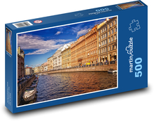 St. Petersburg - Kanal, historische Häuser Puzzle 500 Teile - 46 x 30 cm