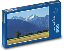 Nový Zéland a hory Puzzle 500 dílků - 46 x 30 cm
