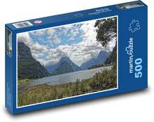 Neuseeland Milford Sound Fjord Puzzle 500 Teile - 46 x 30 cm