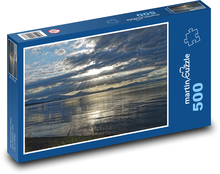 Nový Zéland - jezero Taupo Puzzle 500 dílků - 46 x 30 cm