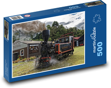 Nový Zéland - lokomotiva Puzzle 500 dílků - 46 x 30 cm