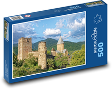 Gruzie - hrad Ananuri Puzzle 500 dílků - 46 x 30 cm