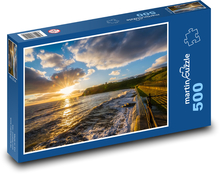 Sonnenaufgang über dem Meer Puzzle 500 Teile - 46 x 30 cm