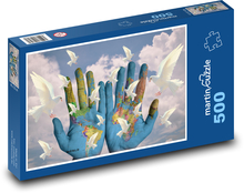 Weltfrieden. Puzzle 500 Teile - 46 x 30 cm
