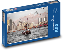 Vodný taxík v Dubaji Puzzle 500 dielikov - 46 x 30 cm