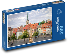 Erfurt - historické mesto v Nemecku Puzzle 500 dielikov - 46 x 30 cm 