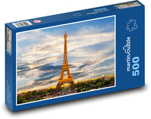 Paříž - Eiffelova věž Puzzle 500 dílků - 46 x 30 cm