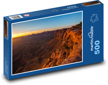 Sonnenuntergang in Utah - USA Puzzle 500 Teile - 46 x 30 cm