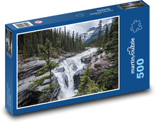 Wild Mountain River im Canyon Puzzle 500 Teile - 46 x 30 cm