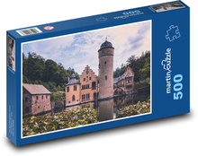 Romantic castle on the water Puzzle of 500 pieces - 46 x 30 cm 