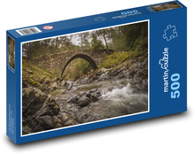 Kamenný most cez potok Puzzle 500 dielikov - 46 x 30 cm 