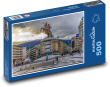 Makedonie - Skopje Puzzle 500 dílků - 46 x 30 cm