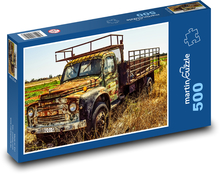 Staré nákladní auto, vrak Puzzle 500 dílků - 46 x 30 cm