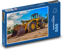 Ładowarka kołowa na miejscu Puzzle 500 elementów - 46x30 cm