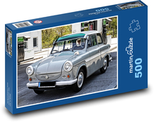 Staré auto pri pumpe Puzzle 500 dielikov - 46 x 30 cm