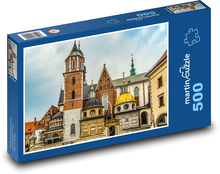 Kostol v Krakove - Poľsko Puzzle 500 dielikov - 46 x 30 cm 