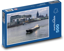 Německo - řeka Rýn Puzzle 500 dílků - 46 x 30 cm