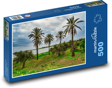 Palmy na wybrzeżu Puzzle 500 elementów - 46x30 cm