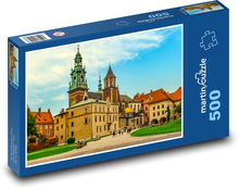 Kráľovský hrad Wawel v Krakove, Poľsko Puzzle 500 dielikov - 46 x 30 cm 