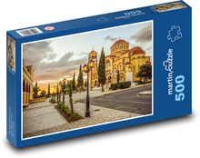 Kypr - Paralimni Puzzle 500 dílků - 46 x 30 cm