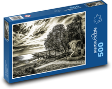 Küste am Meer Puzzle 500 Teile - 46 x 30 cm