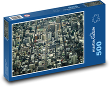 Velkoměsto, ulice, domy Puzzle 500 dílků - 46 x 30 cm