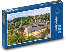 Luxembourg: City of Luxembourg, Puzzle of 500 pieces - 46 x 30 cm 