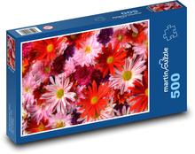 Rote Gerberas Puzzle 500 Teile - 46 x 30 cm