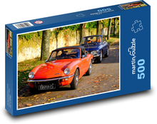 Klasické veterány na podzimní cestě Puzzle 500 dílků - 46 x 30 cm