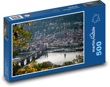 Belgium - a city above the river Puzzle of 500 pieces - 46 x 30 cm 