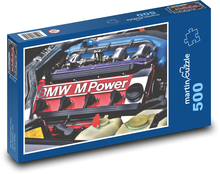 Červený motor  Puzzle 500 dílků - 46 x 30 cm