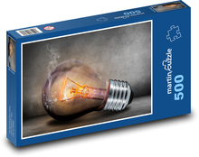 Old light bulb Puzzle of 500 pieces - 46 x 30 cm 