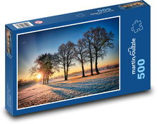 Winter landscape Puzzle of 500 pieces - 46 x 30 cm 