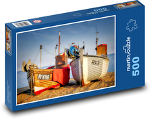 Rybárske plavidlá Puzzle 500 dielikov - 46 x 30 cm 