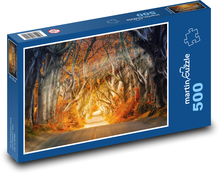 Trees by the road Puzzle of 500 pieces - 46 x 30 cm 