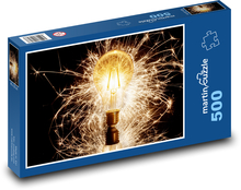 Żarówka i brylant Puzzle 500 elementów - 46x30 cm