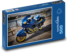 Nemecký športový motocykel Puzzle 500 dielikov - 46 x 30 cm 