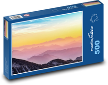 Rakouské Alpy Puzzle 500 dílků - 46 x 30 cm