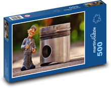 Amateur car mechanic Puzzle of 500 pieces - 46 x 30 cm