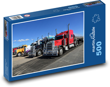 Americká nákladní auta Puzzle 500 dílků - 46 x 30 cm