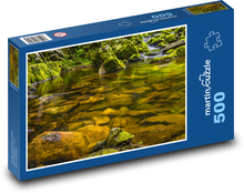 Wasser, Steine, Oberfläche Puzzle 500 Teile - 46 x 30 cm