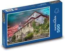Historisches Steinschloss Puzzle 500 Teile - 46 x 30 cm