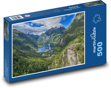 Nórsko - Fjordy Puzzle 500 dielikov - 46 x 30 cm 